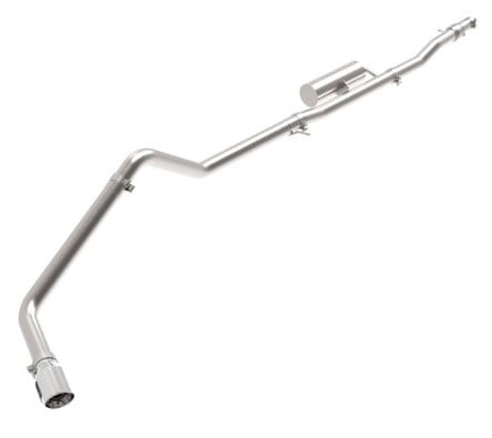 afe apollo gt series 3in 409 ss cat-back exhaust 19-20 ford ranger 2.3l w/ polished tips 49-43118-p