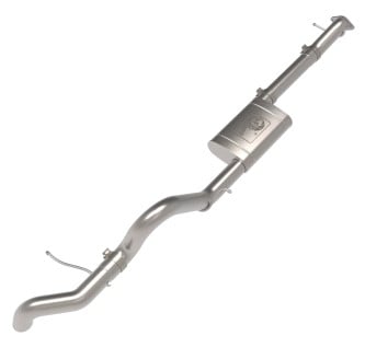 afe apollo gt series 3in 409ss cat-back ford bronco 2021 l4 2.3l/v6 2.7l - polished 49-43135