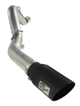 afe machforce xp exhaust 5in dpf-back ss 11-13 gm diesel trucks v8-6.6l (td) (lml) (blk tip) 49-44041-b