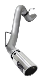 afe large bore hd 3.5in dpf-back ss exhaust w/polished tip 2016 gm colorado/canyon 2.8l (td) 49-44064-p