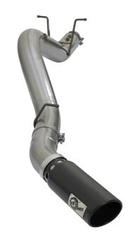 afe large bore hd 4in 409-ss dpf-back exhaust w/black tip 2017 gm duramax v8-6.6l (td) l5p 49-44085-b