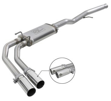 afe rebel series 3in-2.5in 409 ss cat-back exhaust 09-18 gm silverado/sierra 1500 v6-4.3l / v8-4.6l 49-44098-p
