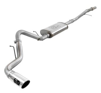 afe apollo gt series 2019 gm silverado/sierra 1500 4.3l/5.3l 409 ss cb exhaust system w/polished tip 49-44107-p