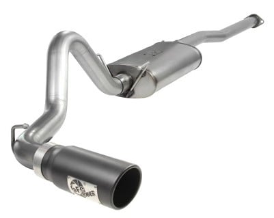 afe machforce xp exhausts cat-back ss-409 exh cb toyota tacoma 05-13 v6-4.0l (blk tip) 49-46001-1b