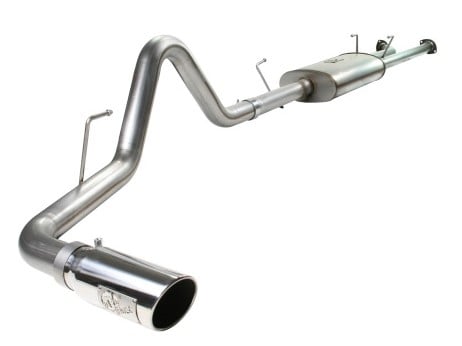 afe machforce xp exhaust cat-back ss-409 07-09 toyota tundra v8-5.7l w/ polished tip 49-46006-p