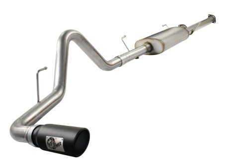 afe machforce xp exhausts cat-back ss-409 exh cb toyota tundra 10-11 v8-5.7l 145.7 wb (blk tip) 49-46008-b