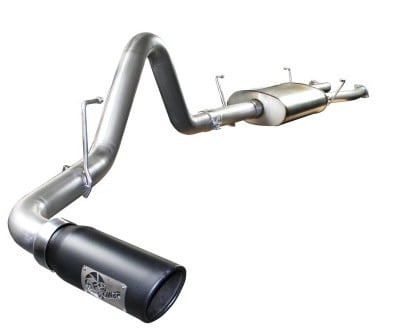 afe machforce xp exhausts cat-back ss-409 exh cb toyota tundra 07-09 v8-4.7l (blk tip) 49-46009-b
