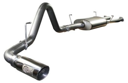 afe machforce xp exhausts cat-back ss-409 exh cb toyota tundra 07-09 v8-4.7l (pol tip) 49-46009-p