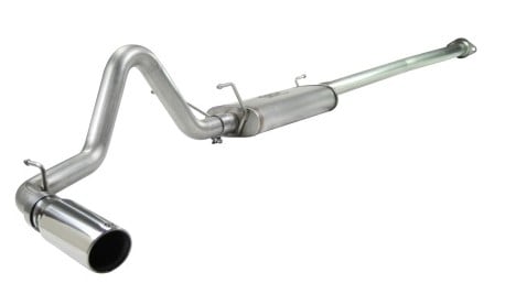 afe machforce xp 2.5in 409ss cat back exhaust w/ 304ss polished tip 05-13 toyota tacoma v6 4.0l 49-46013