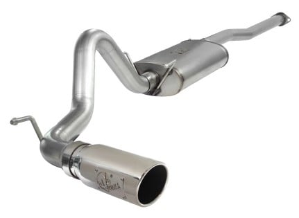 afe mach force xp 3in cat-back stainless steel exhaust w/polished tip toyota tacoma 13-14 4.0l 49-46022-p