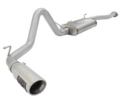 afe mach force xp 2.5in cat-back stainless steel exhaust w/polished tip toyota tacoma 13-14 2.7l 49-46024-p