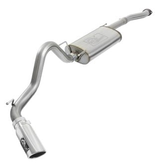 afe machforce xp cat-back ss exhaust w/ polished tips 16 toyota tacoma v6-3.5l 49-46026-p