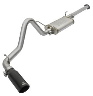 afe machforce xp cat back ss exhausts black tips 05-12 toyota tacoma l4-2.7l 49-46031-b