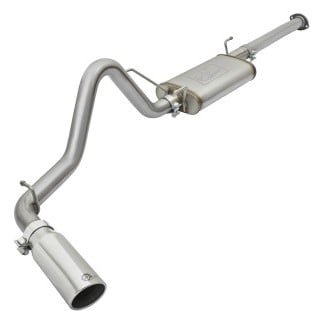afe mach force xp cat-back stainless steel exhaust syst w/polished tip toyota tacoma 05-12 l4-2.7l 49-46031-p