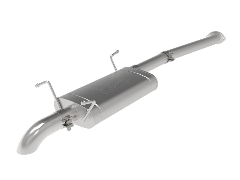 afe rock basher 2.5in 409 ss cat-back exhaust - 16-20 toyota tacoma l4-2.7l / v6-3.5l 49-46046