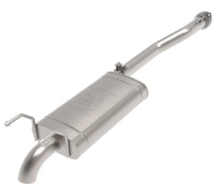 afe rock basher 2.5in 409 ss cat-back exhaust - 99-04 toyota tacoma l4-2.4l / v6-3.4l 49-46049