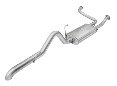 afe machforce xp exhaust cat-back 2.5/3in ss-409 w/ hi-tuck tip 05-15 nissan xterra v6 4.0l 49-46111