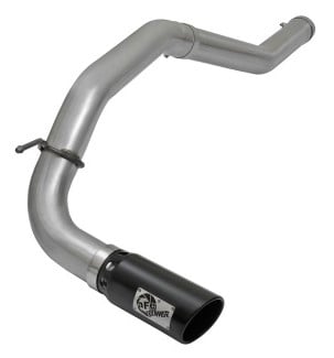 afe large bore hd dpf-back ss exhaust w/ black tip 2016 nissan titan xd v8-5.0l (td) 49-46113-b