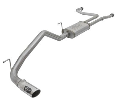 afe mach force-xp 2-1/2in cat-back exhaust system w/ polished tip 16-17 nissan titan xd v8 5.6l 49-46125-p