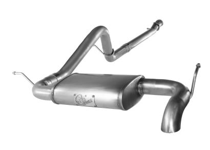 afe machforce xp exhausts cat-back ss-409 exh cb jeep wrangler 2012 v6-3.6l (2 dr) 49-46214