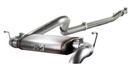 afe machforce xp exhausts cat-back/hi tuck ss-409 exh cb/ht jeep wrangler 4dr 2012 v6-3.6l 49-46220