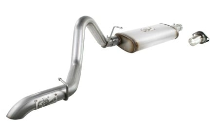 afe machforce xp exhausts cat-back ss-409 exh jeep wrangler tj 97-06 i6-4.0l ht - 2.5 in. 49-46223