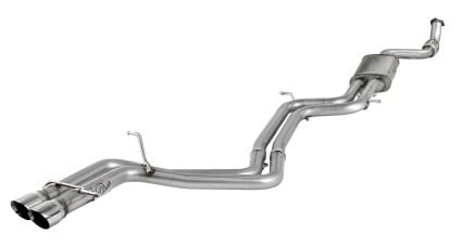 afe machforce xp exhaust cat-back ss-304 09-12 audi a4 (b8) l4 2.0l (t) 49-46403