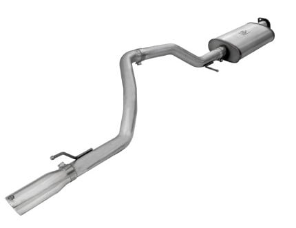 afe machforce xp cat-back exhaust stainless /polished tip 06-09 jeep commander v8 4.7l 2wd & 4wd 49-48052
