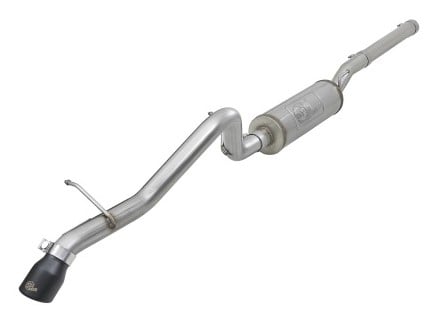 afe mach force-xp 2-1/2in 409 ss hi-tuck cat-back exhaust w/black tip 07+ jeep wrangler jk 3.6l/3.8l 49-48057-b