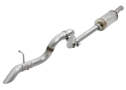 afe mach force-xp 2.5in 409ss axle-back hi-tuck exhaust system 18-20 jeep wrangler (jl) v6 3.6l 49-48075