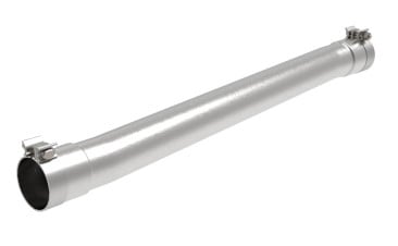 afe 20-21 gm trucks (v8-6.2l) 409 stainless steel muffler delete pipe 49c44137nm