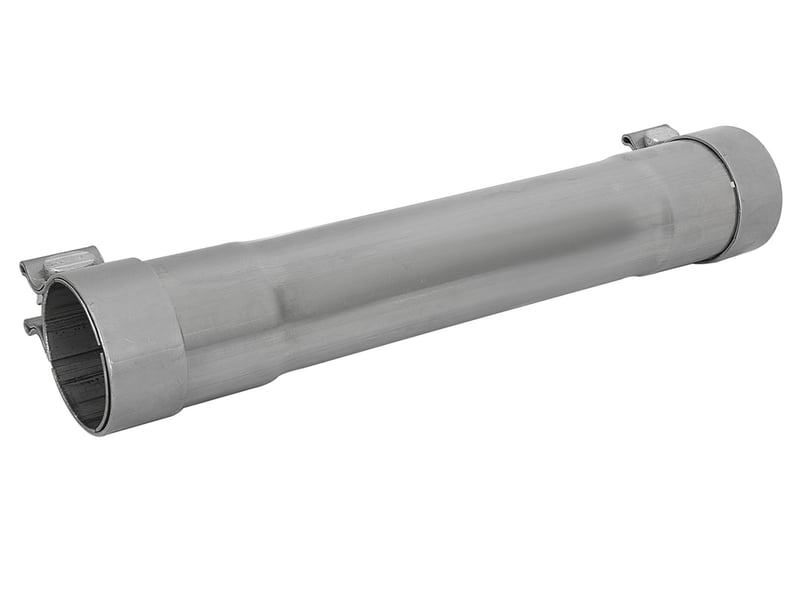 afe mach force-xp 304 stainless steel resonator 3in inlet/outlet x 3in dia x 16in l 49m10007