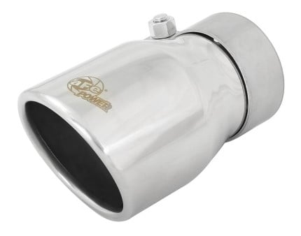 afe mach force-xp 2.5in inlet x 3-1/2in outlet x 6in length 2.5in 304 stainless steel exhaust tip 49t25354-p06