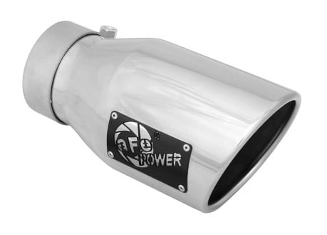 afe mach force-xp 3in inlet x 4-1/2in outlet x 9in length 304 stainless steel exhaust tip 49t30451-p09