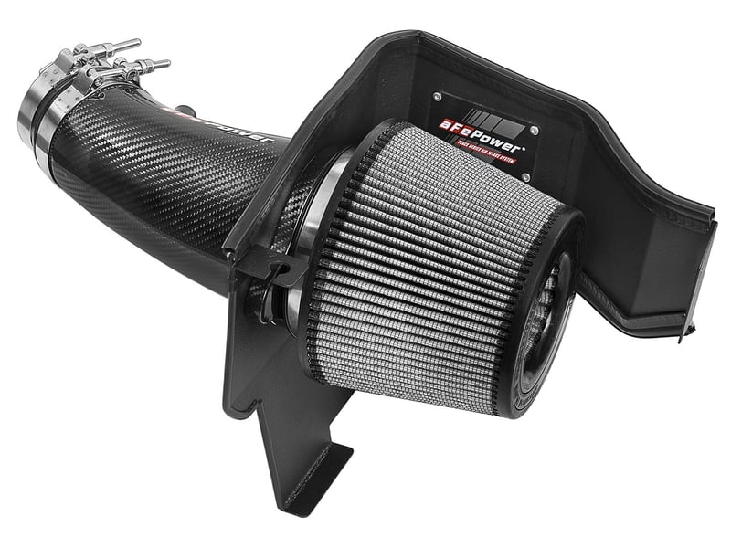 afe power magnum force carbon fiber stage 2 pro dry s cais - 11-22 dodge challenger/charger 12-14 chrysler 300 v8-6.4l 51-12172-c