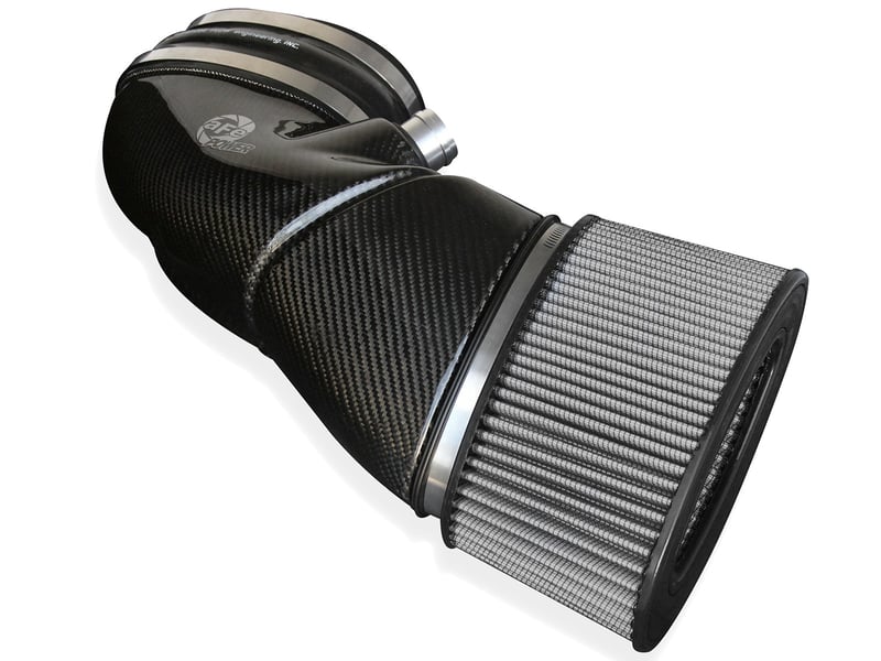 afe magnumforce carbon fiber air intake system stage-2 pro dry s 08-13 bmw m3 (e9x) v8 4.0l 51-31662-c