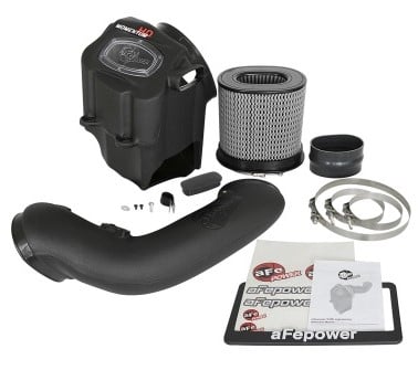 afe momentum hd intakes pro dry s ford diesel trucks v8 6.7l (td) 51-73006