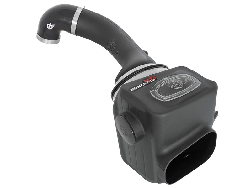 afe 16-19 nissan titan xd v8 5.0l momentum hd cold air intake system w/ pro dry s media 51-76105