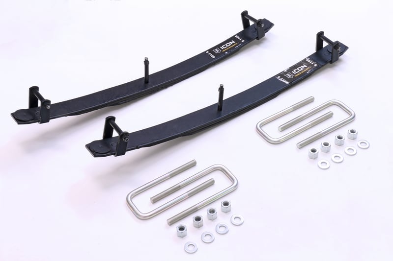 icon 1996-2023 toyota tacoma/2000-2006 toyota tundra, 1.5" lift add-a-leaf kit 51100