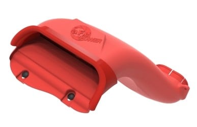 afe rapid induction dynamic air scoop 2021+ ford f-150v6/v8 - red 52-10010sr