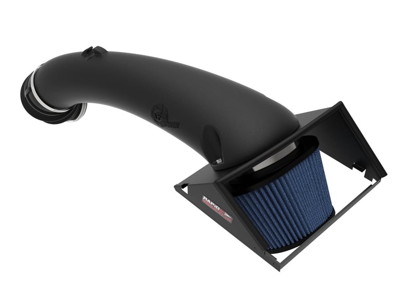 afe rapid induction cold air intake system w/pro 5r filter 2021+ ford f-150 v8-5.0l 52-10012r