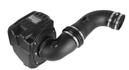 afe quantum pro 5r cold air intake system 08-10 gm/chevy duramax v8-6.6l lmm - oiled 53-10005r