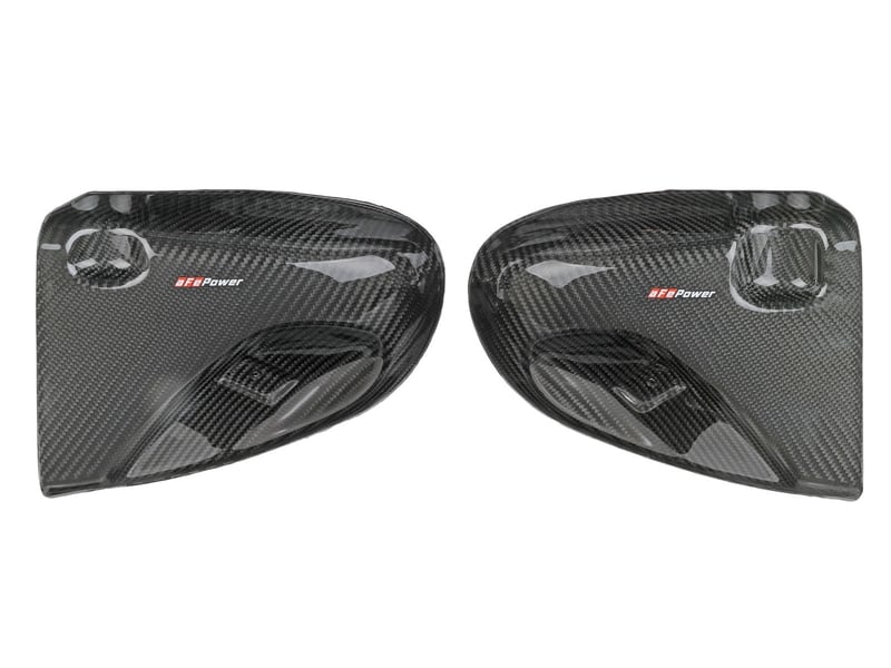 afe magnum force intake system carbon fiber scoops bmw m5 (f10) 12-14 v8-4.4l (tt) 54-12489-c