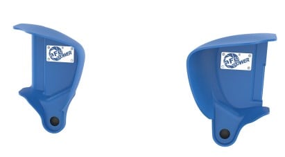 afe magnum force dynamic air scoop 15-18 bmw m3/15-20 m4 - blue 54-13032sl