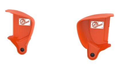 afe magnum force dynamic air scoop 15-18 bmw m3/15-20 m4 - orange 54-13032sn