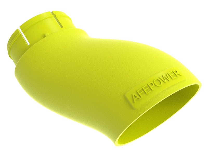 afe dynamic air scoop 2015 dodge challenger v6-3.6 / v8-5.7/6.4l hemi - green 54-72203-sg