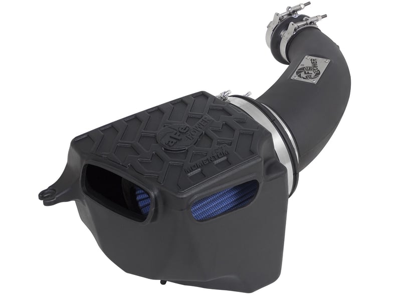 afe momentum gt stage 2 pro 5r intake system 07-11 jeep wrangler (jk) v6 3.8l w/ mechanical fan 54-76213