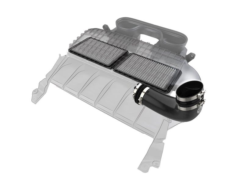 afe super stock pro dry s induction system 2021 ram 1500 trx v8-6.2l sc 55-10014dc