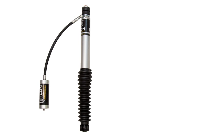 icon 2007-2014 toyota fj cruiser/2003-2024 toyota 4runner/2003-2023 lexus gx, 1-3" lift, rear, 2.0 aluminum series shock absorber, remote reservoir 56505r