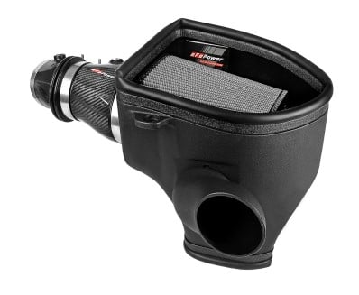 afe magnum force stage-2 track series carbon fiber ais w/pro dry s media-18 dodge challenger v8-6.2l 57-10001d